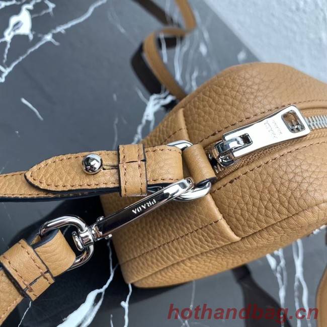 Prada Leather shoulder bag 1BH192 Caramel
