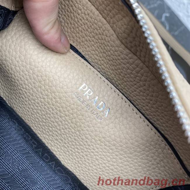 Prada Leather shoulder bag 1BH192 Sand Beige