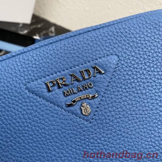 Prada Leather shoulder bag 1BH192 blue