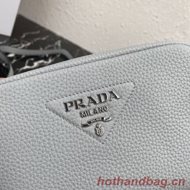 Prada Leather shoulder bag 1BH192 light blue