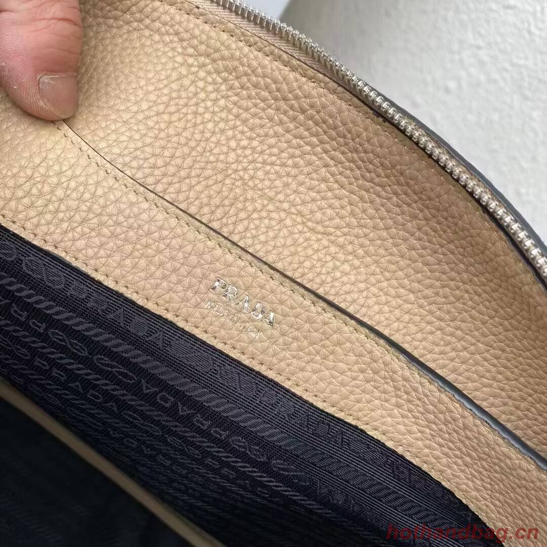 Prada Leather shoulder bag 1NC175 Sand Beige