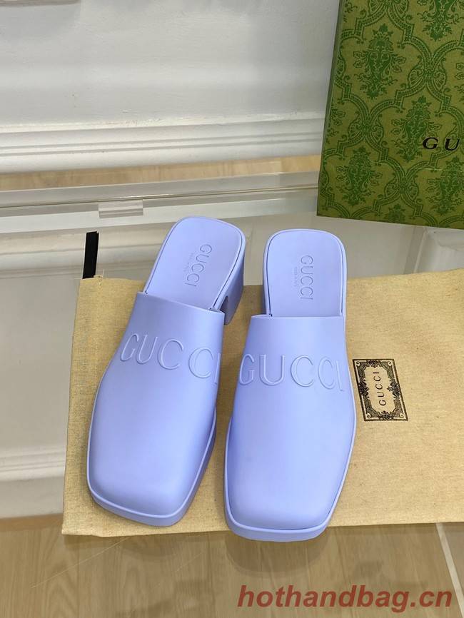 Gucci Womensleather slipper heel height 5.5CM 93401-5