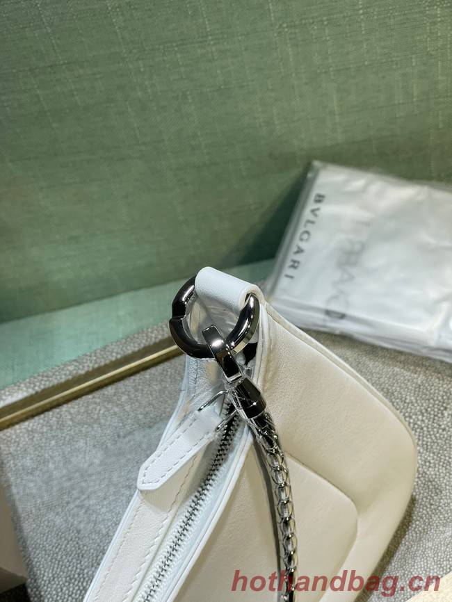 Bvlgari Serpenti Forever leather crossbody bag B282935 white