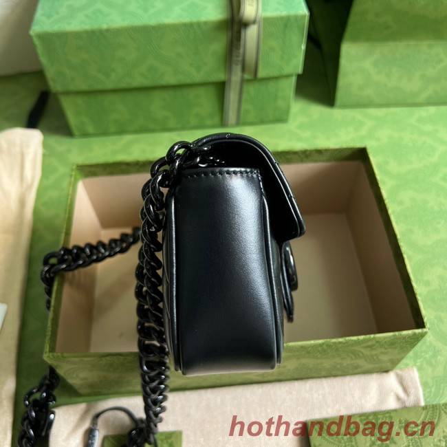 Gucci GG Marmont belt bag 699757 black