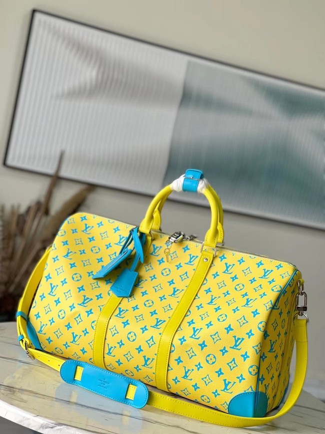 Louis Vuitton Keepall Bandouliere 50 M21869 Lime Green