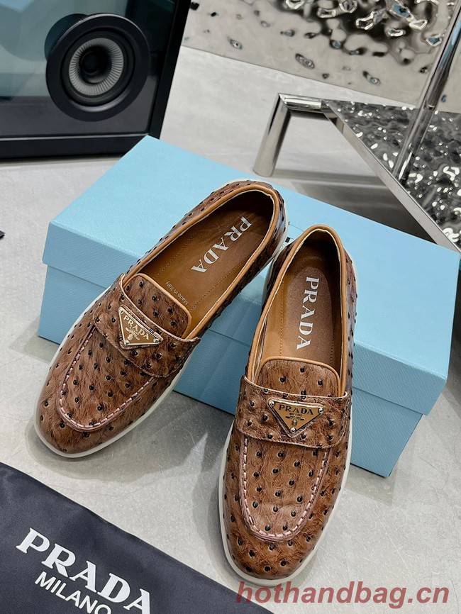 Prada leather loafers 93461-4