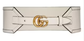 Gucci GG MARMONT WIDE BELT ‎699752 White