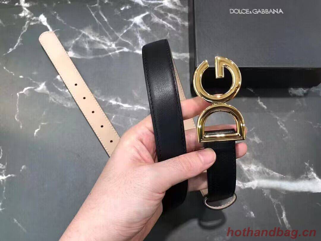 Dolce & Gabbana 32MM Origianl Leather Belt DG3201