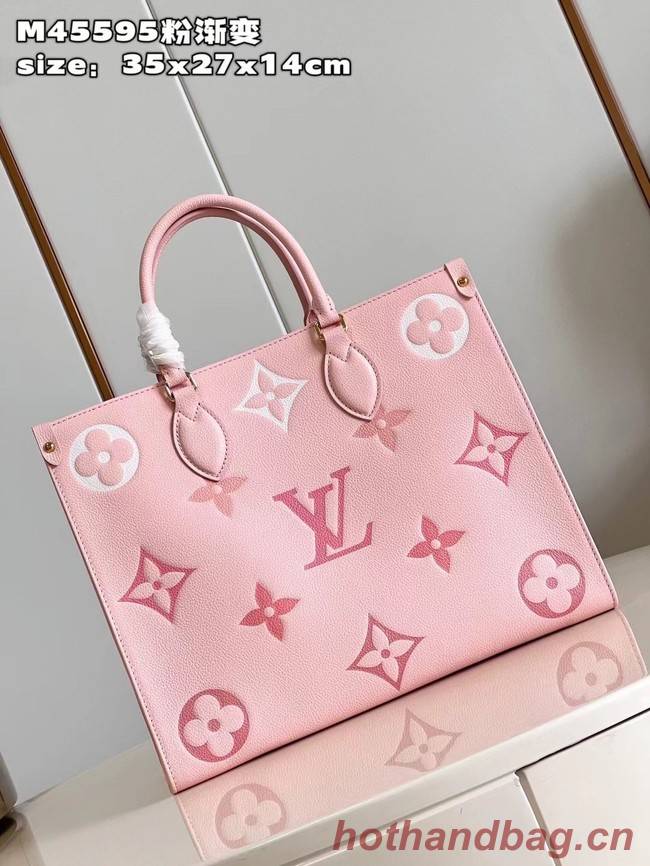 Louis Vuitton OnTheGo MM M46542 Gradient Pink