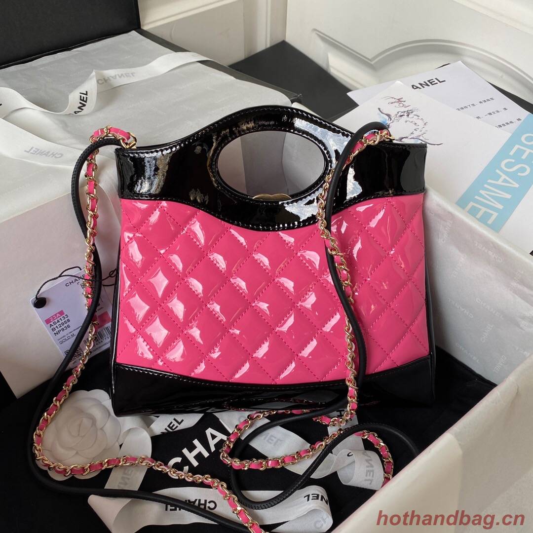 CHANEL 31 MINI SHOPPING BAG AS4133 Pink & Black