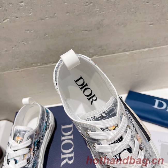WALK N DIOR PLATFORM SNEAKER Dior Oblique Embroidered Cotton 93516-1