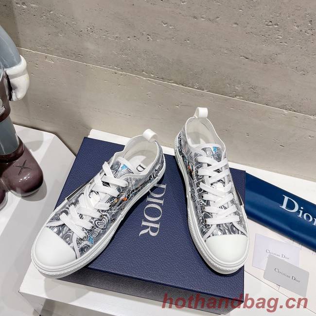 WALK N DIOR PLATFORM SNEAKER Dior Oblique Embroidered Cotton 93516-2