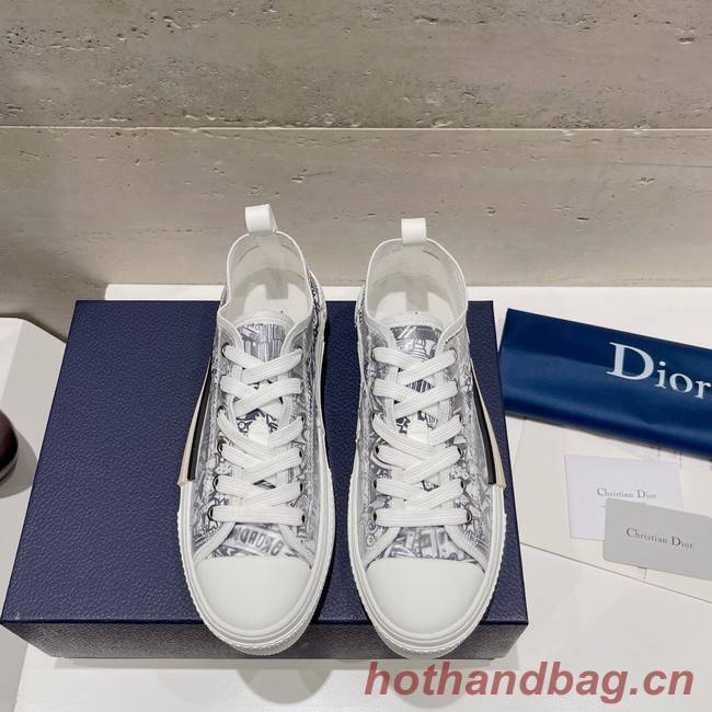 WALK N DIOR PLATFORM SNEAKER Dior Oblique Embroidered Cotton 93516-3