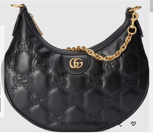 Gucci GG MATELASSE SMALL SHOULDER BAG 739709 black