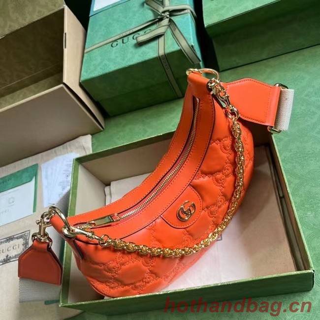 Gucci GG MATELASSE SMALL SHOULDER BAG 739709 orange