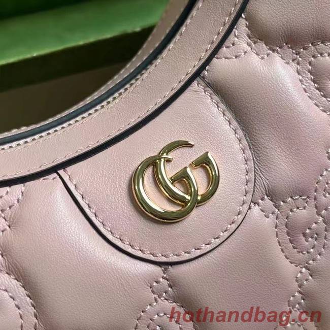 Gucci GG MATELASSE SMALL SHOULDER BAG 739709 pink
