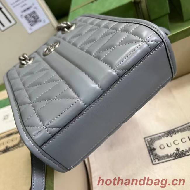 Gucci GG Marmont matelasse mini bag 696123 gray