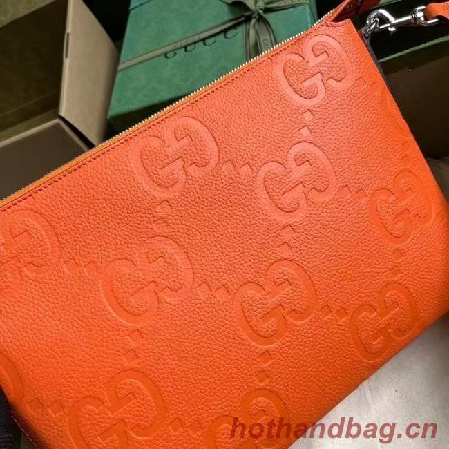 Gucci JUMBO GG MEDIUM MESSENGER BAG 696009 orange