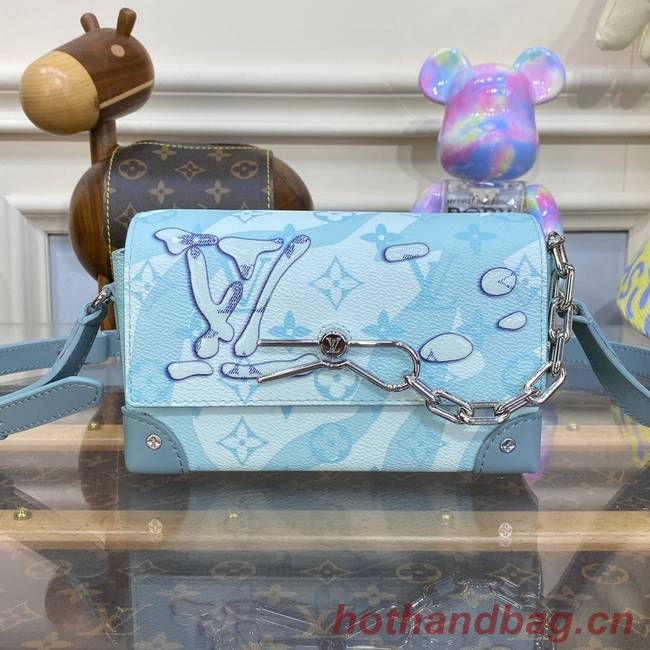 Louis Vuitton Steamer Wearable Wallet M22637 Crystal Blue