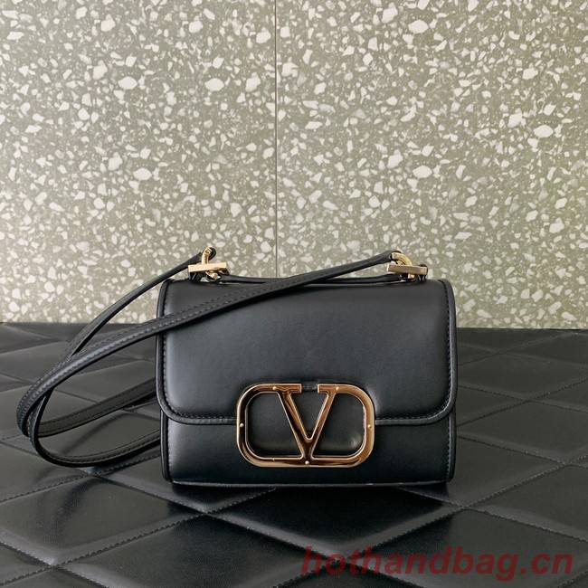 VALENTINO LOCO calf leather mini 0167 black