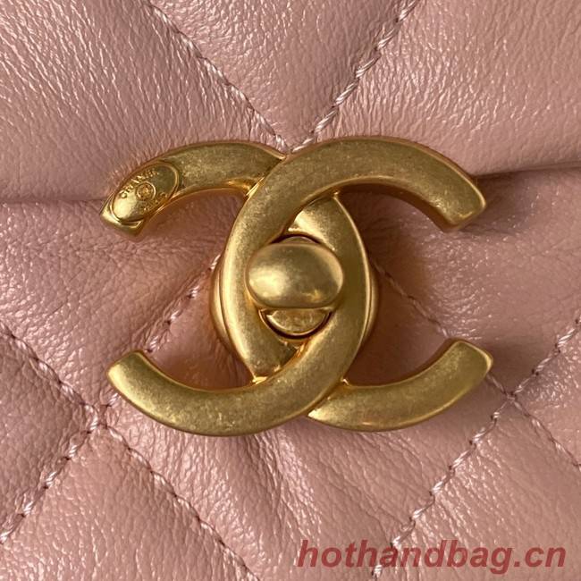 Chanel SMALL FLAP BAG AS3984 pink
