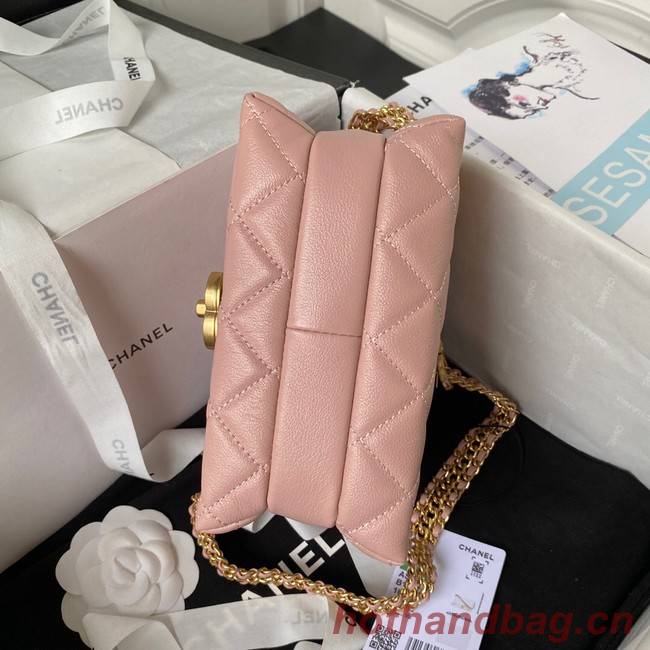 Chanel SMALL FLAP BAG AS3984 pink