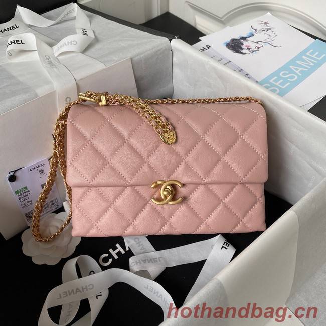 Chanel SMALL FLAP BAG AS3994 pink