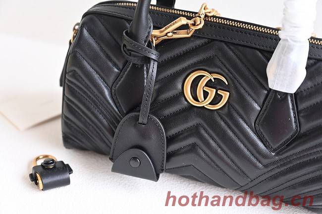 GUCCI GG MARMONT SMALL TOP HANDLE BAG 746319 black