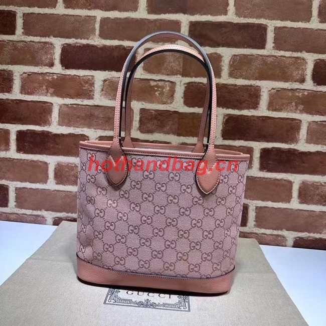 GUCCI OPHIDIA SMALL TOTE BAG 742102 pink