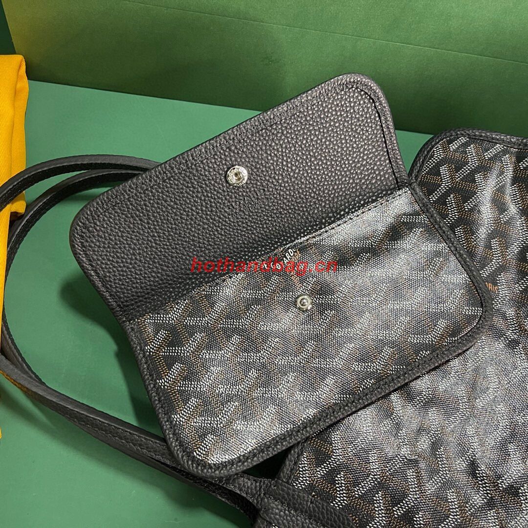 Goyard Hardy 2 Original Calfskin Leather Pet Bag 20299 Black