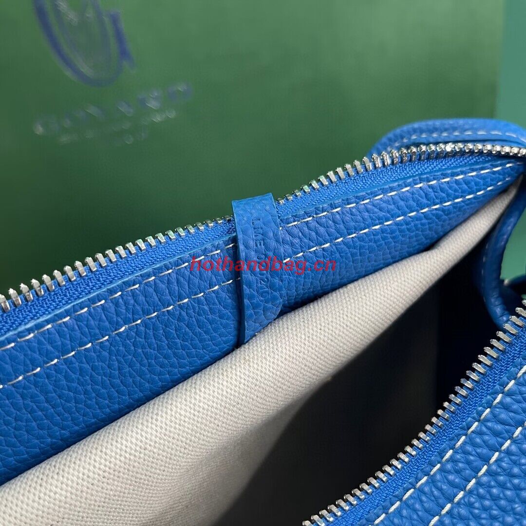 Goyard Hardy 2 Original Calfskin Leather Pet Bag 20299 Blue