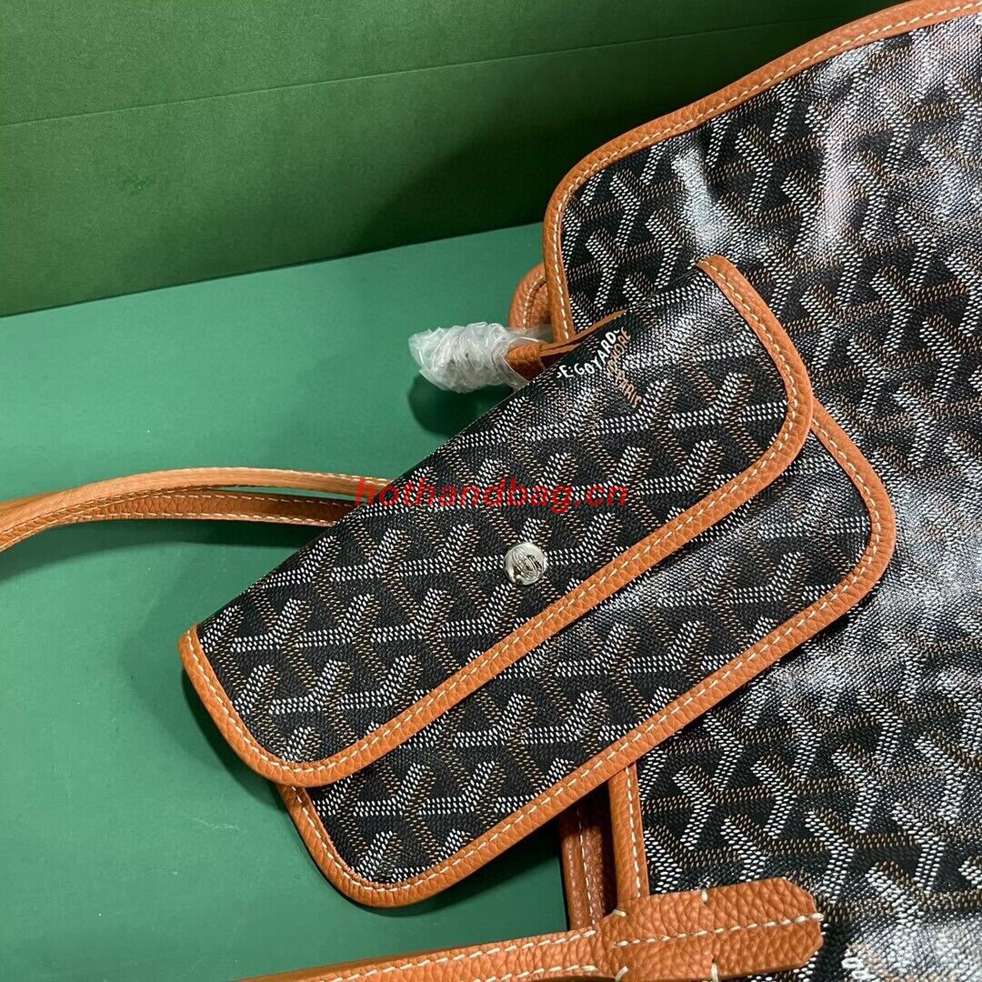Goyard Hardy 2 Original Calfskin Leather Pet Bag 20299 Brown