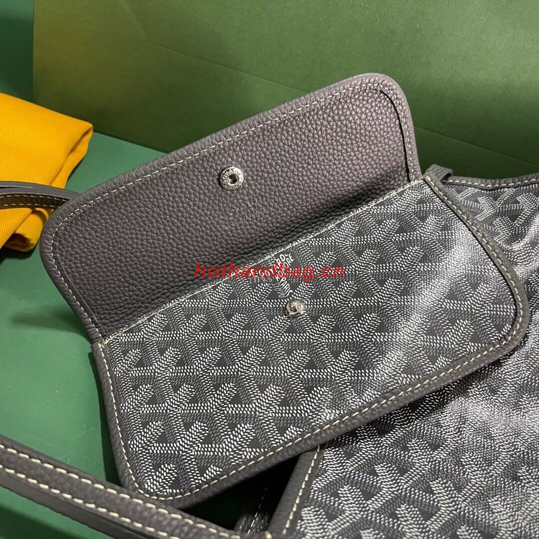 Goyard Hardy 2 Original Calfskin Leather Pet Bag 20299 Gray