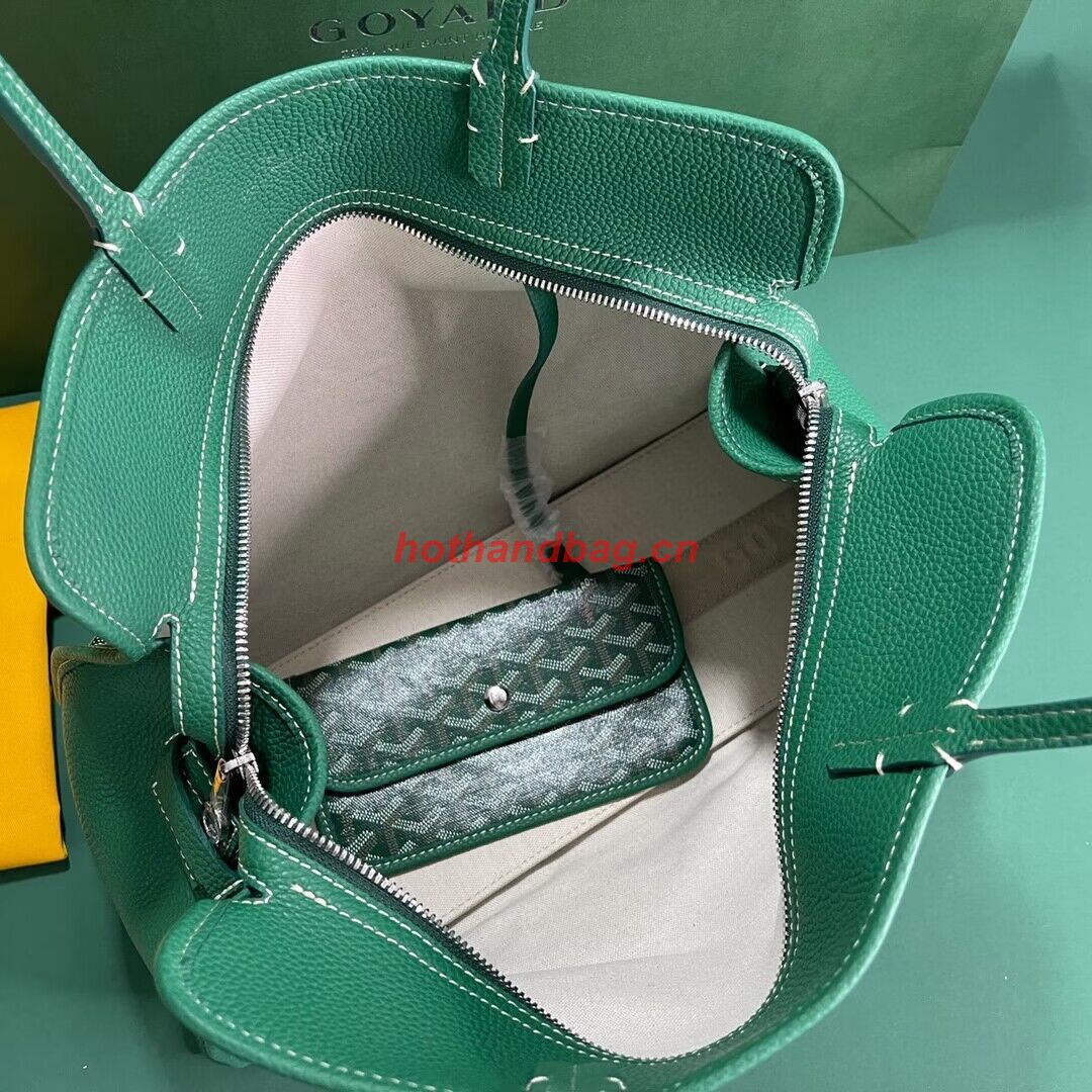 Goyard Hardy 2 Original Calfskin Leather Pet Bag 20299 Green