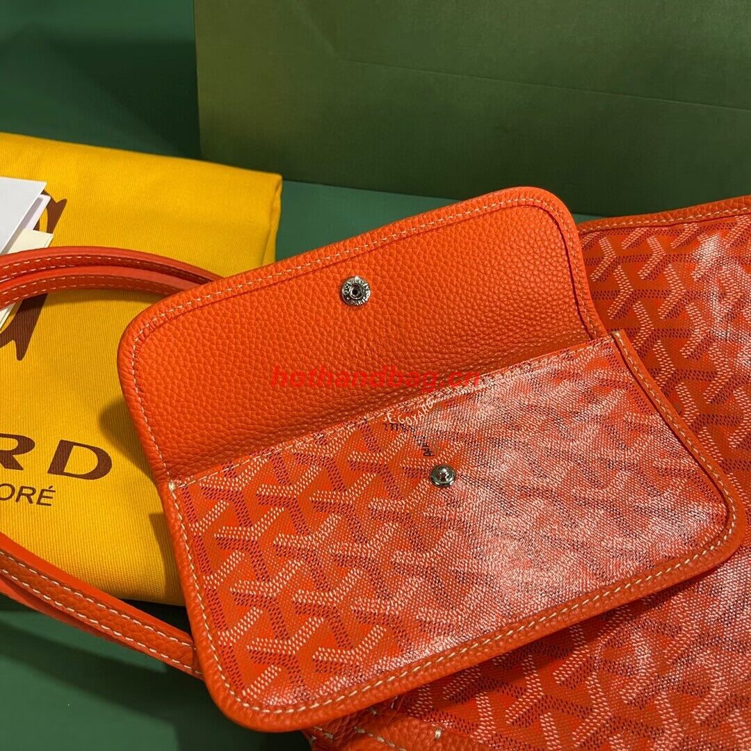 Goyard Hardy 2 Original Calfskin Leather Pet Bag 20299 Orange