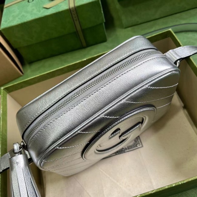 GUCCI BLONDIE SMALL SHOULDER BAG 742360 silver