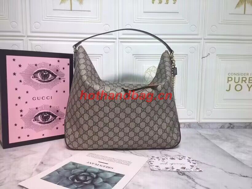 Gucci Ophidia GG Hobo Top Handle Bag G53201 Brown