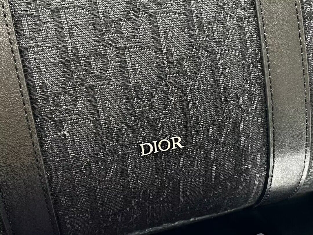 Dior Lighot 50 Oblique Jacquard Bag 727762 Black