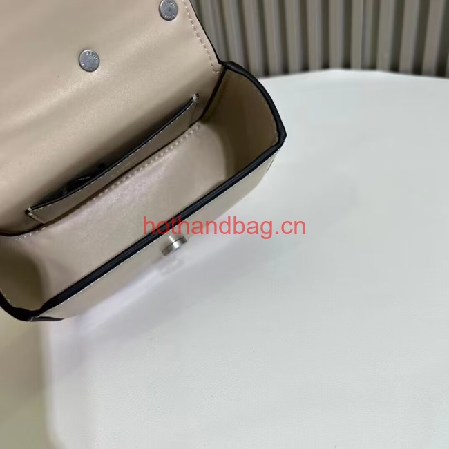 Fendi mini smooth leather bag F1089 Apricot