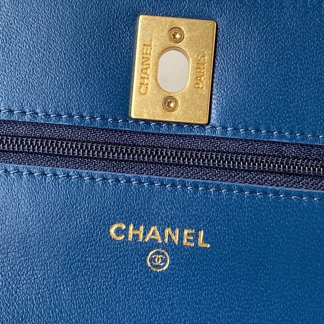 Chanel MINI FLAP BAG AP3424 blue