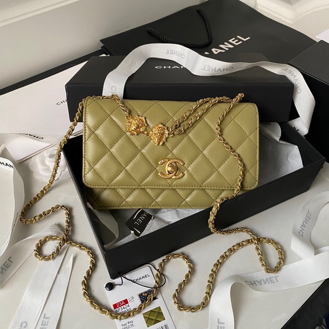Chanel MINI FLAP BAG AP3424 green