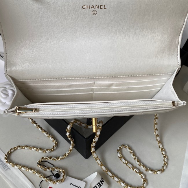 Chanel MINI FLAP BAG AP3424 white
