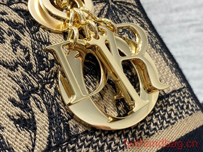 Dior MEDIUM LADY D-LITE BAG Beige Toile de Jouy Reverse Embroidery M0565ORG