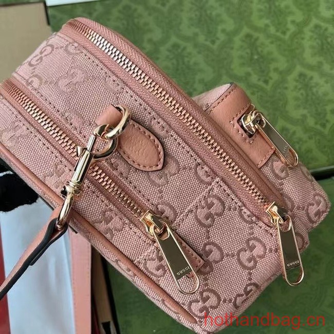 Gucci OPHIDIA MINI GG SHOULDER BAG 739701 Pink