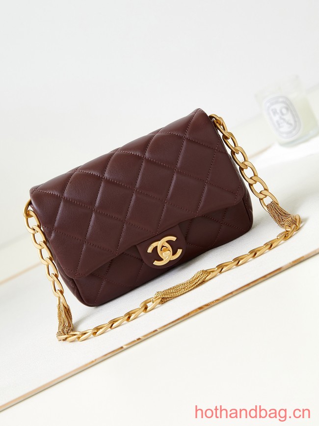 Chanel SMALL FLAP BAG AS4231 Wine