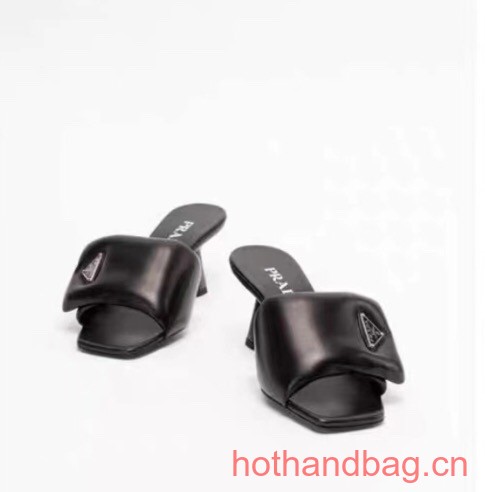 Prada Soft padded nappa leather sandals 93603-6