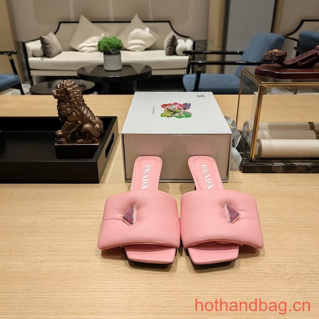 Prada Soft padded nappa leather sandals 93603-8