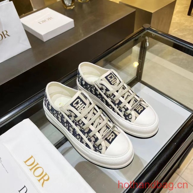 WALK N DIOR SNEAKER Dior Oblique Embroidered Cotton 93626-6