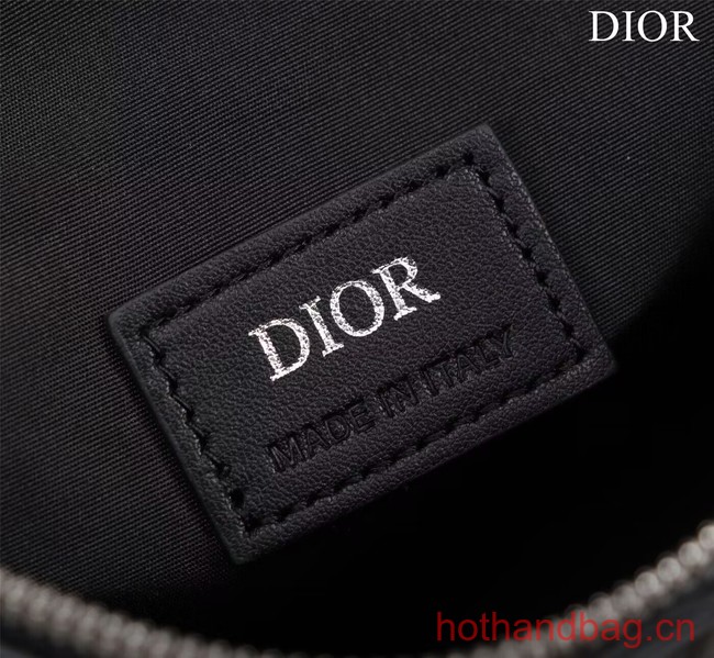 Dior Essentials SADDLE BAG Grained Calfskin 1ADPO093F BLACK
