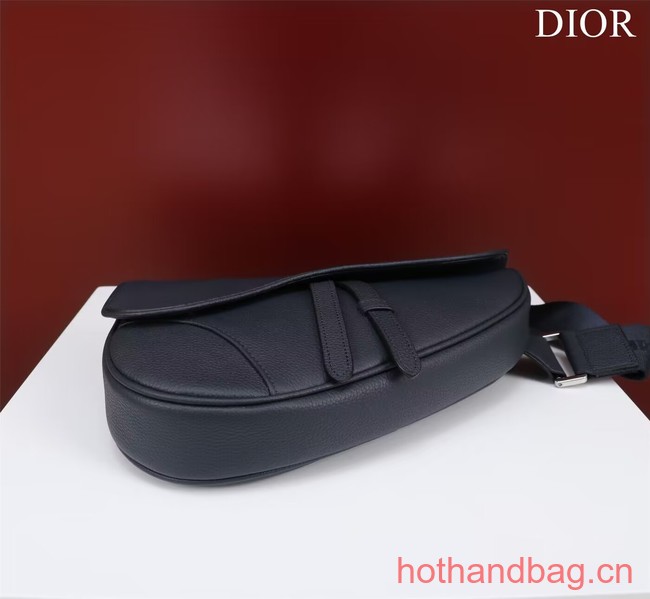 Dior Essentials SADDLE BAG Grained Calfskin 1ADPO093f-1 Royal Blue